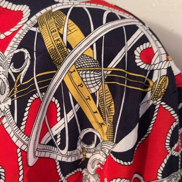 Vintage Breckenridge size 12 nautical themed blouse 24-136 - Picture 5 of 10